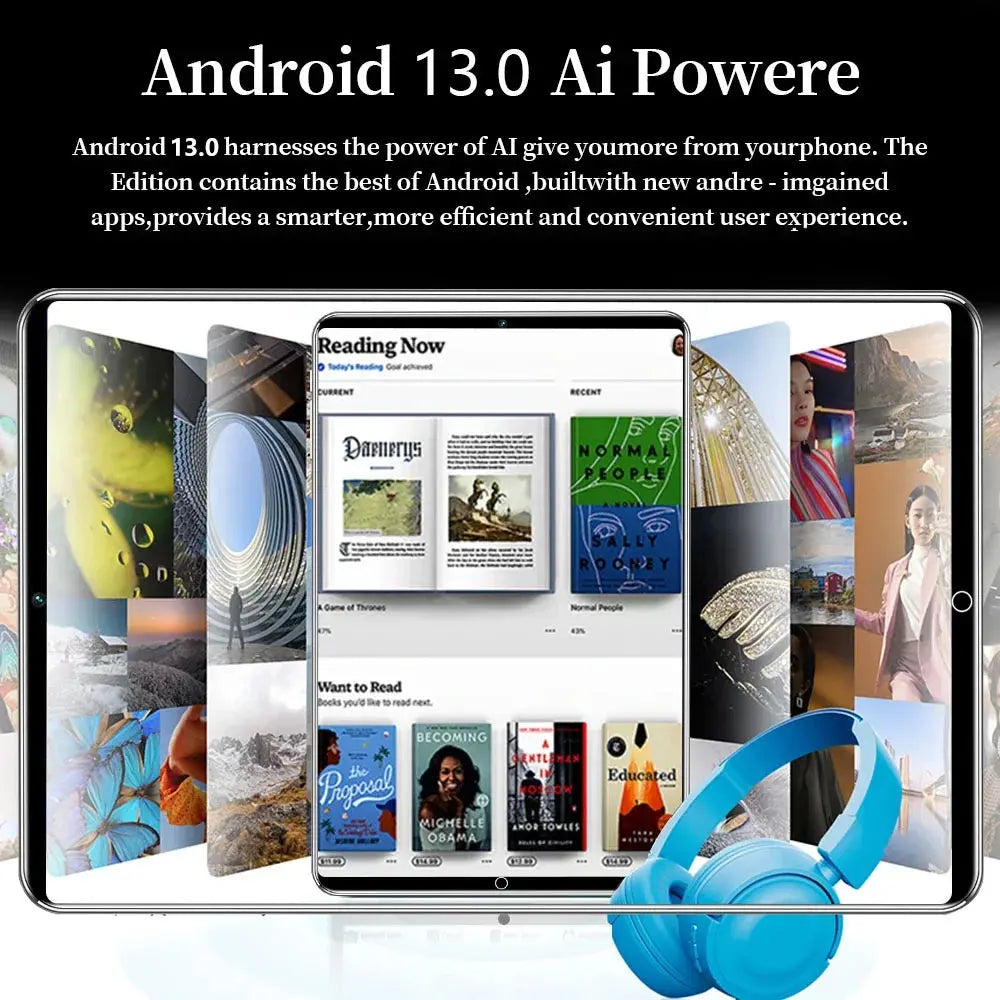 Android Tablet 2025 11.6" 16GB RAM 1TB ROM 16MP 32MP 12000mAh - Nisiowelt