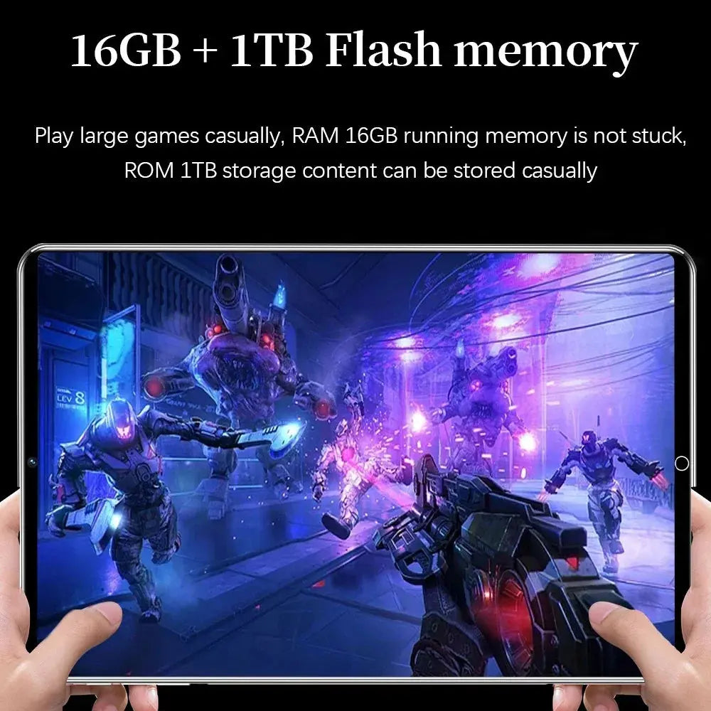 Android Tablet 2025 11.6" 16GB RAM 1TB ROM 16MP 32MP 12000mAh - Nisiowelt