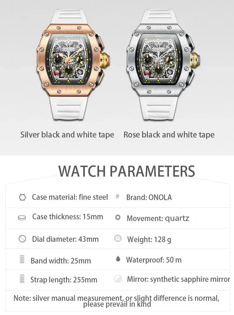 ONOLA Luxury Men’s Quartz Sports Watch - Nisiowelt