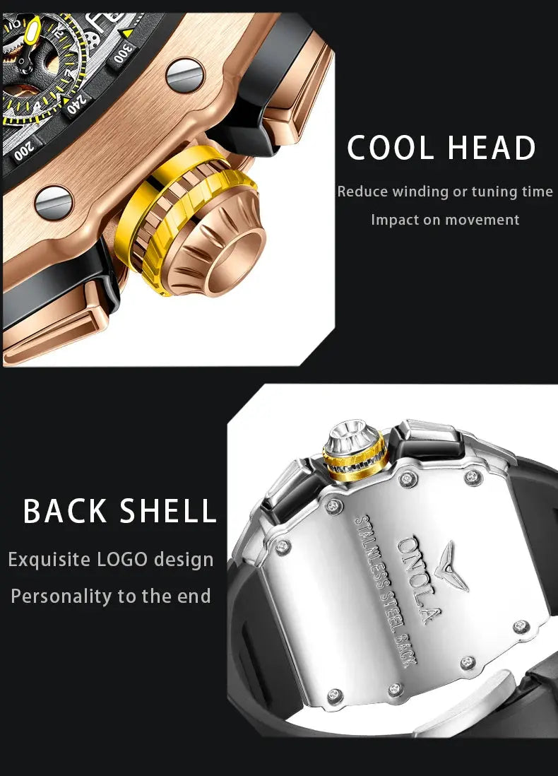 ONOLA Luxury Men’s Quartz Sports Watch - Nisiowelt