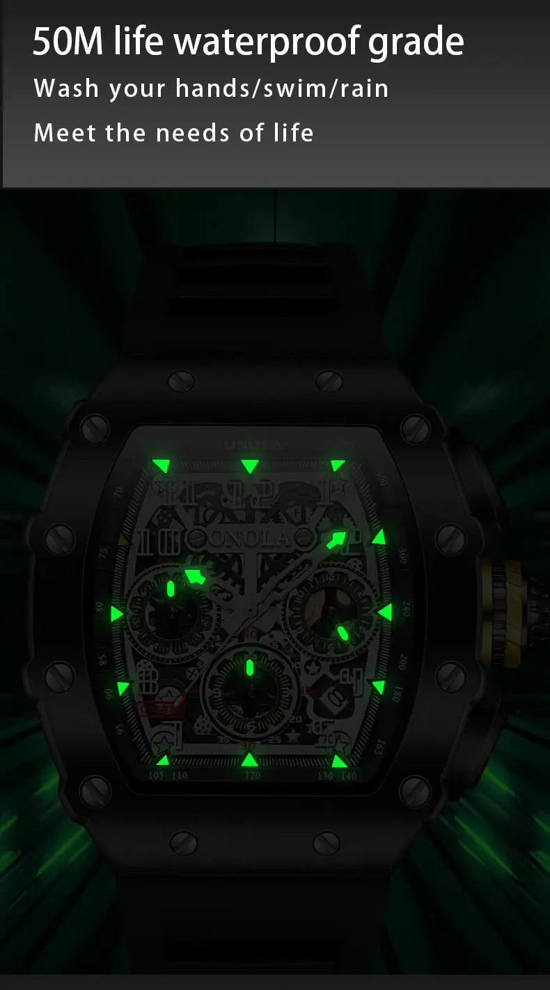 ONOLA Luxury Men’s Quartz Sports Watch - Nisiowelt