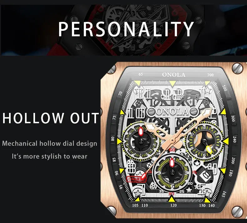 ONOLA Luxury Men’s Quartz Sports Watch - Nisiowelt