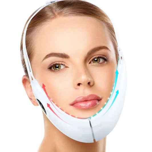 EMS Face Lifting Device – LED Photon Therapy & Vibration Facial Massager - Nisiowelt