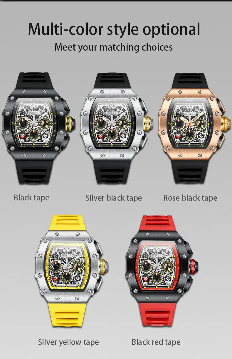 ONOLA Luxury Men’s Quartz Sports Watch - Nisiowelt