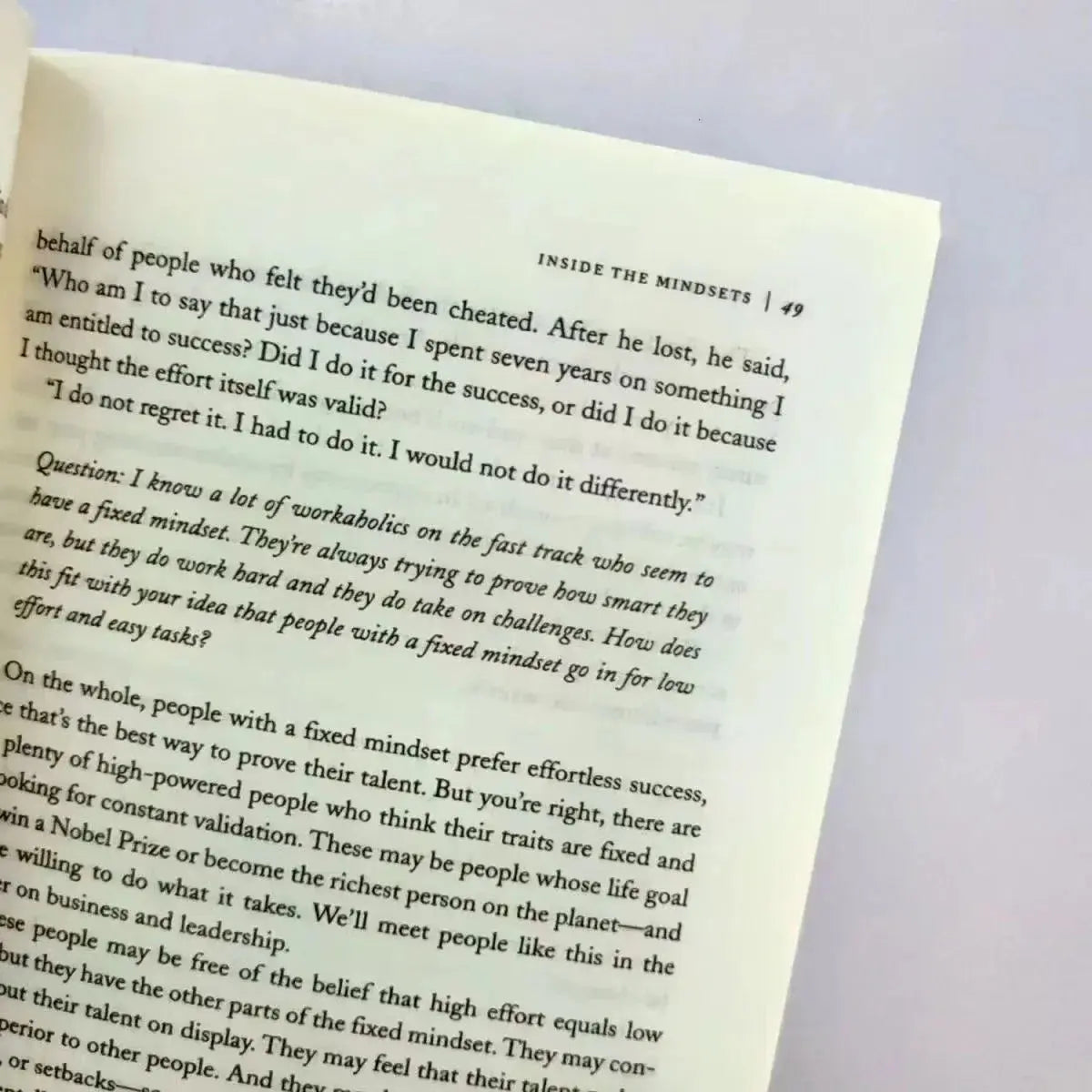 The New Psychology of Success by Carol S. Dweck Nisiowelt
