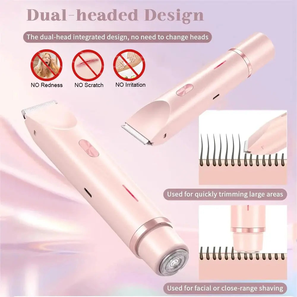 Painless Epilator & 2-in-1 Body Trimmer – Electric Shaver for Sensitive Areas Nisiowelt
