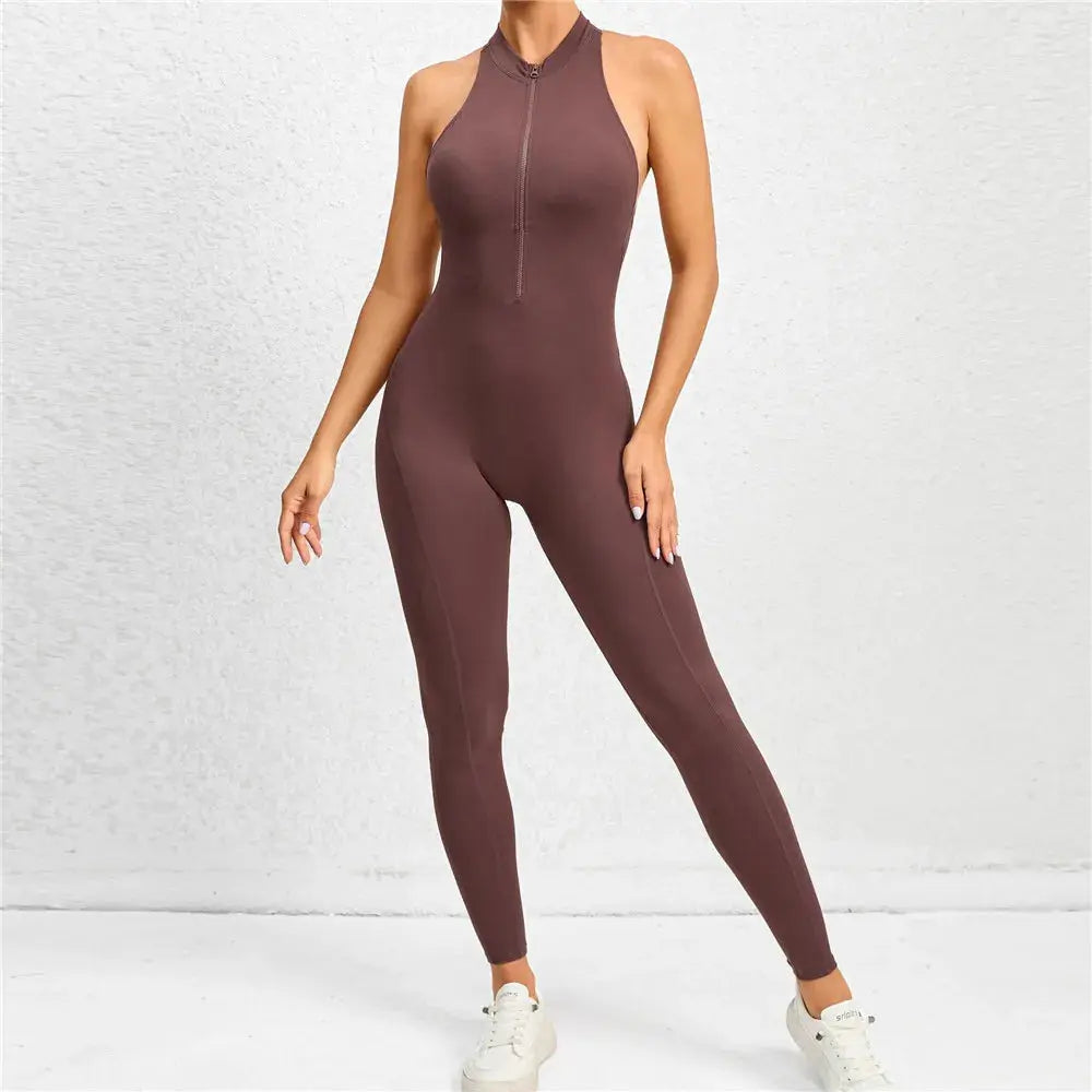 Women’s Deep V Tracksuit Yoga Set - Nisiowelt