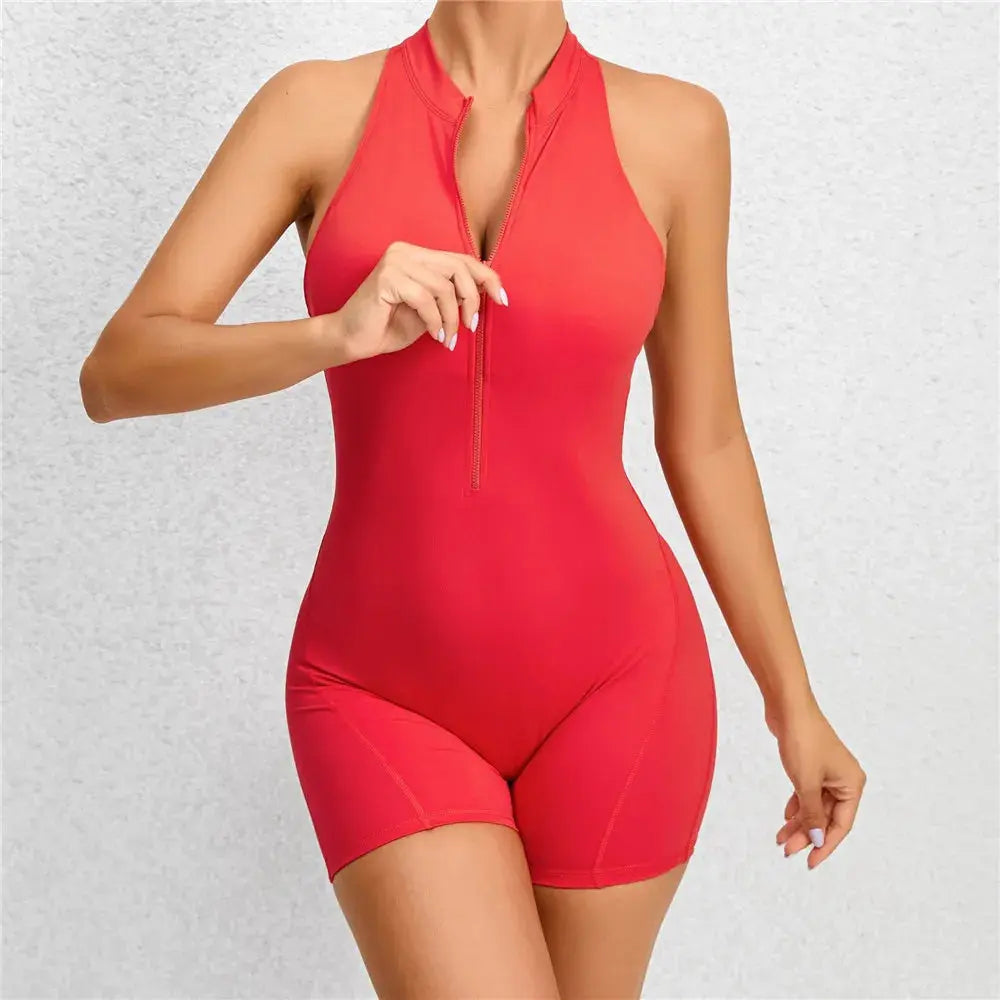 Women’s Deep V Tracksuit Yoga Set - Nisiowelt