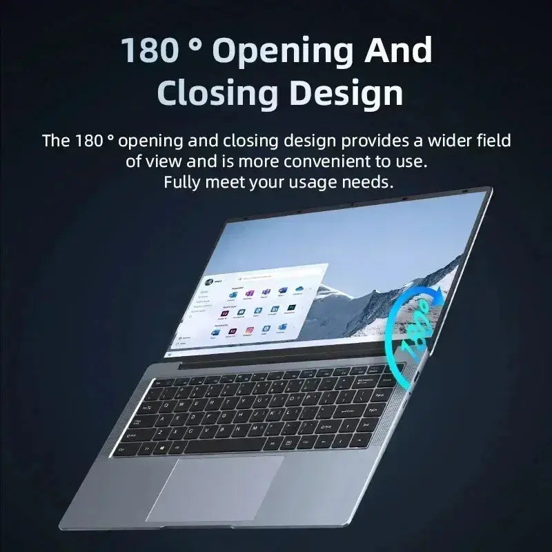 Ultra Slim Laptop – 16GB RAM, 2TB SSD, Intel N3700, Windows 11 Pro - Nisiowelt