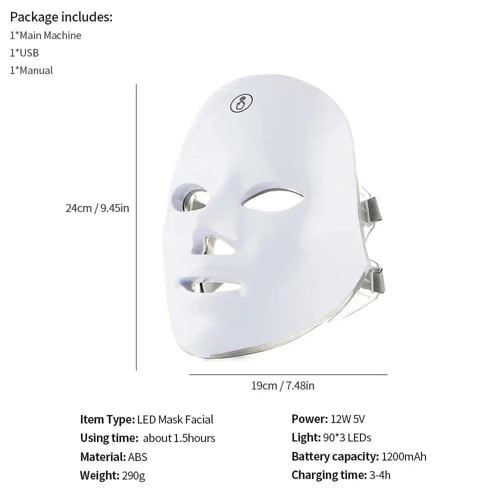 LED Face & Neck Beauty Massager - Nisiowelt