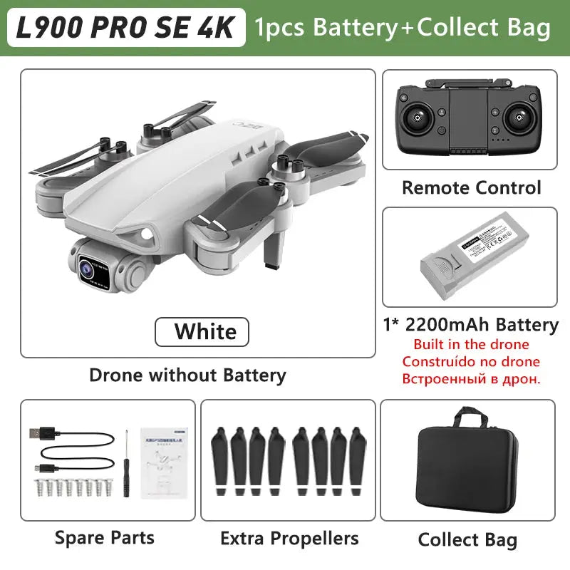 LYZRC L900 PRO GPS Drone 4K Professional HD Dual Camera 5G WIFI Brushless Motor FPV Quadcopter Foldable Aerial Photography Drone Nisiowelt