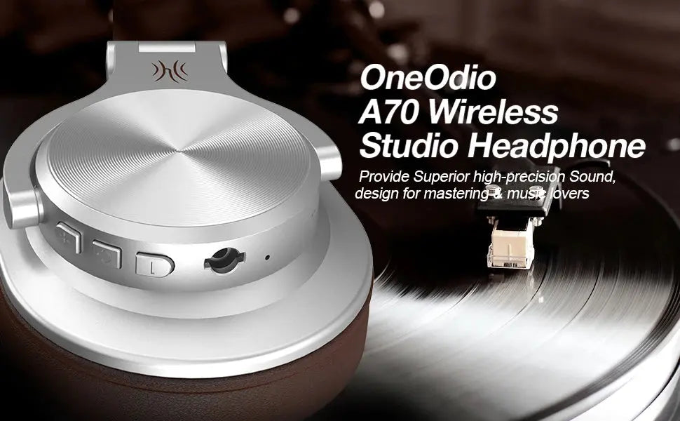 Oneodio Fusion A70 Bluetooth 5.2 Hi-Res Audio Headphones 72H - Nisiowelt