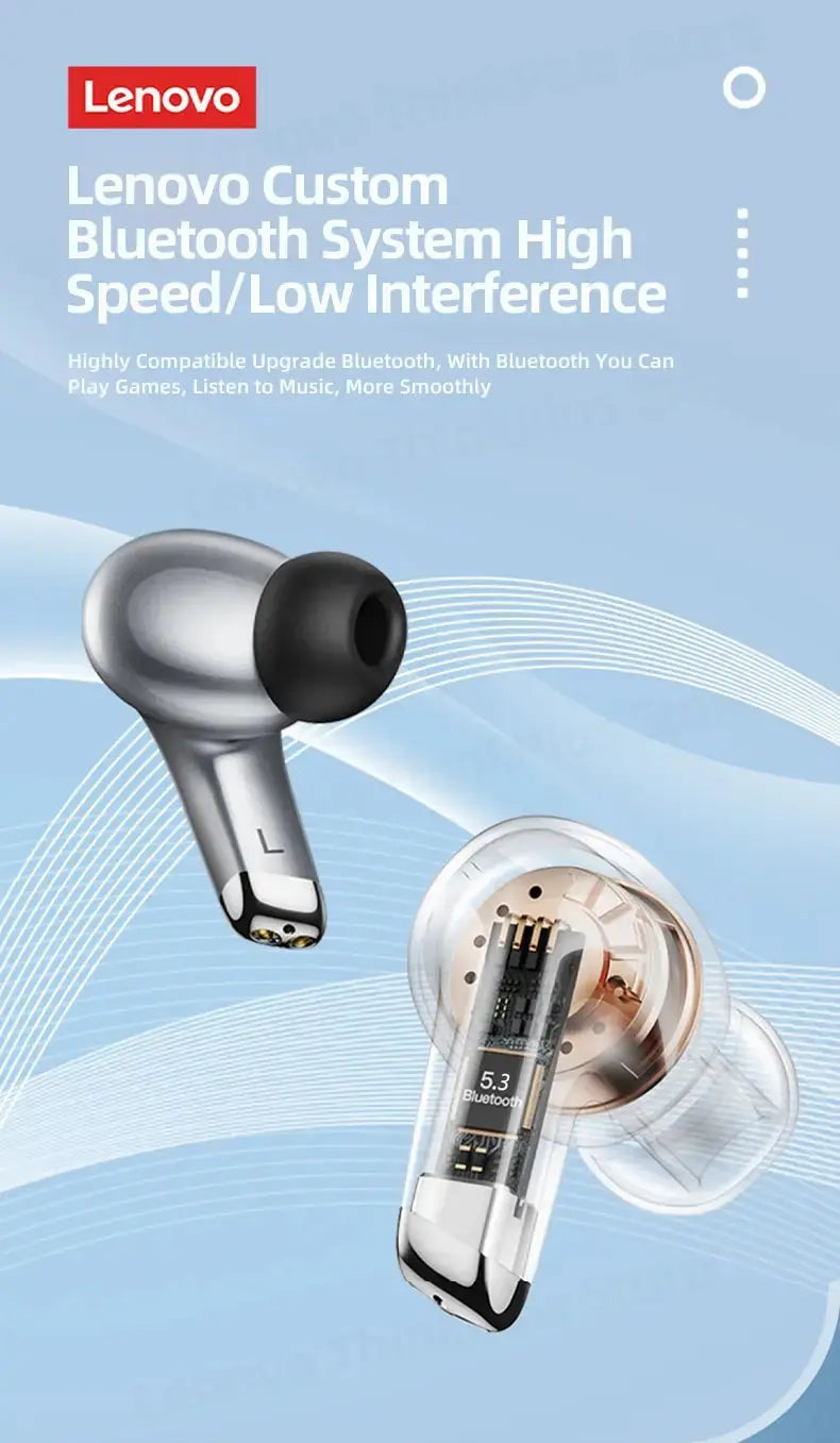 Lenovo LP5 Wireless Bluetooth Earbuds HiFi Waterproof with Mic - Nisiowelt