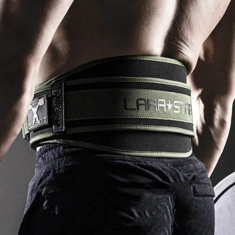 Men and Women Weightlifting Fitness Belt Training High Intensity Squat Deadlift Gym Nylon Waist Support Thickening For Back Nisiowelt