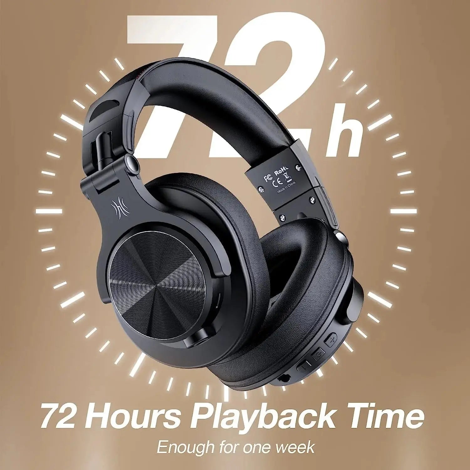 Oneodio Fusion A70 Bluetooth 5.2 Hi-Res Audio Headphones 72H - Nisiowelt