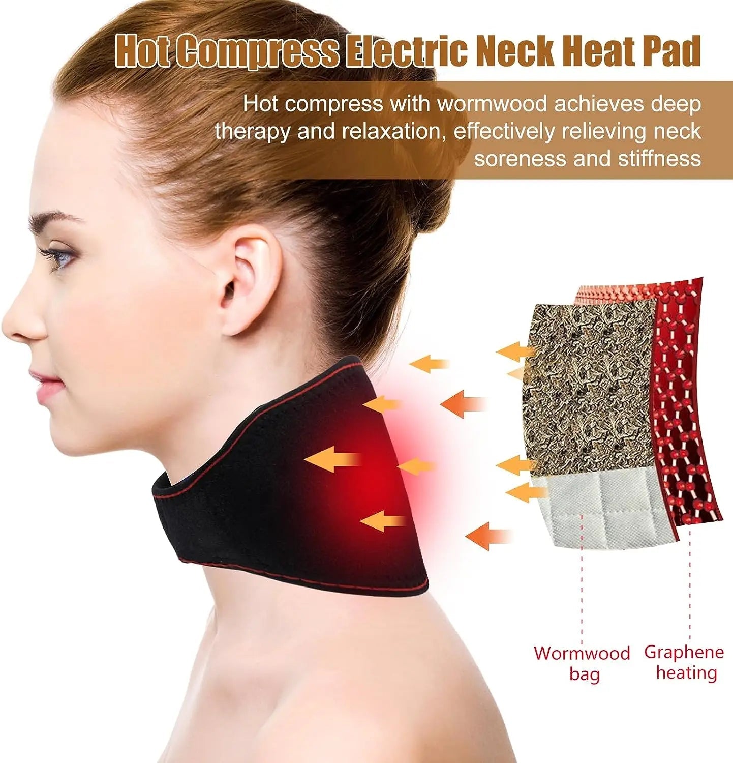 Adjustable Electric Neck Strap - Portable Pain Relief Nisiowelt