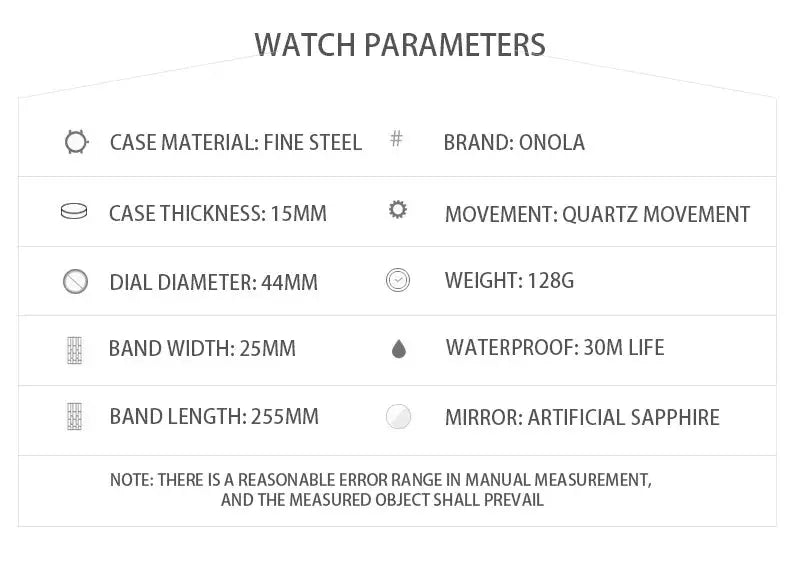 ONOLA Luxury Diamond Sports Watch - Nisiowelt