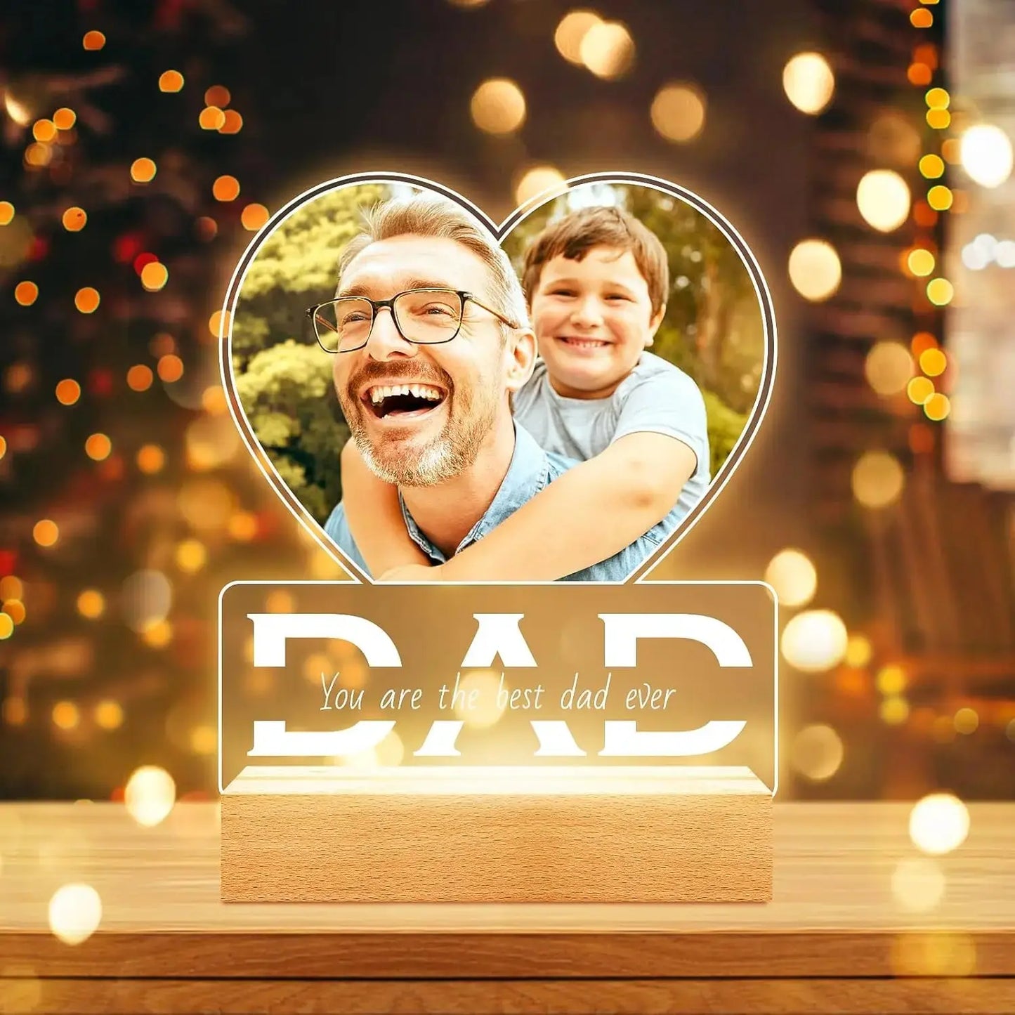 Custom Acrylic Photo Plaque with Light - Nisiowelt