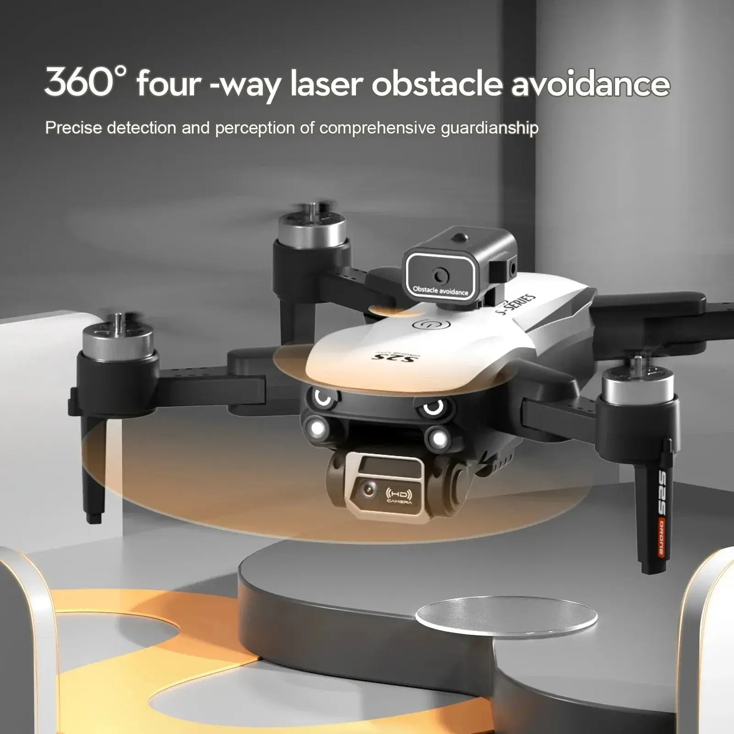 S2S Mini Drone 4K/8K Camera Foldable RC Quadcopter with Obstacle Avoidance Nisiowelt