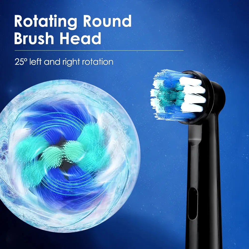 Electric Smart Rotating Toothbrush with 5 Modes & 4 Heads Nisiowelt