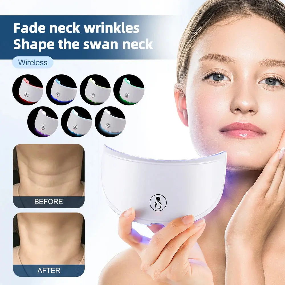 LED Face & Neck Beauty Massager - Nisiowelt