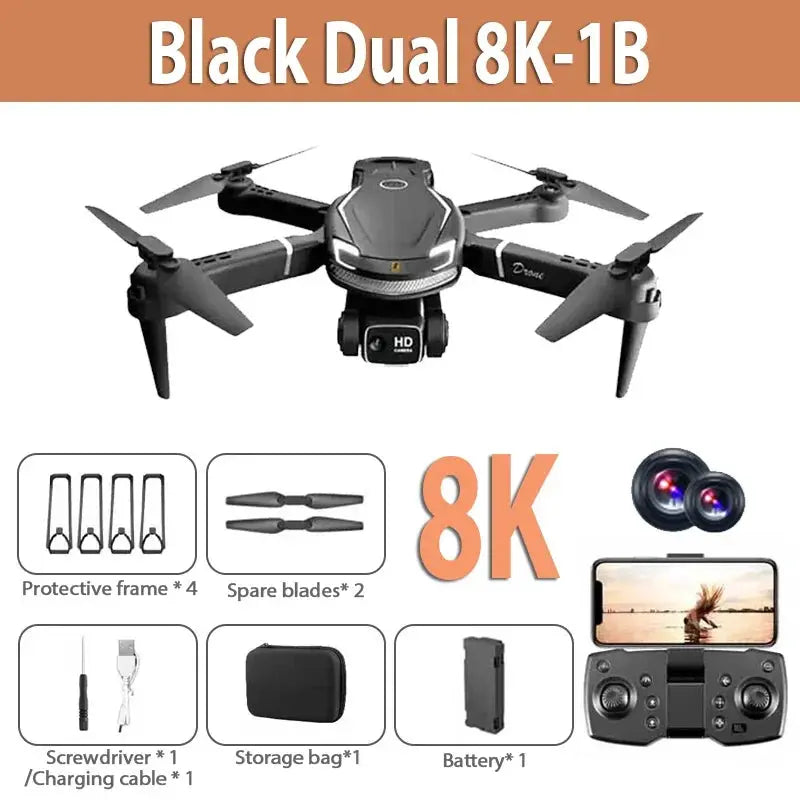 Original V88 Drone 8K 5G GPS Professional HD Aerial Photography Remote Control Aircraft HD Dual Camera Quadcopter Toy UAV Nisiowelt
