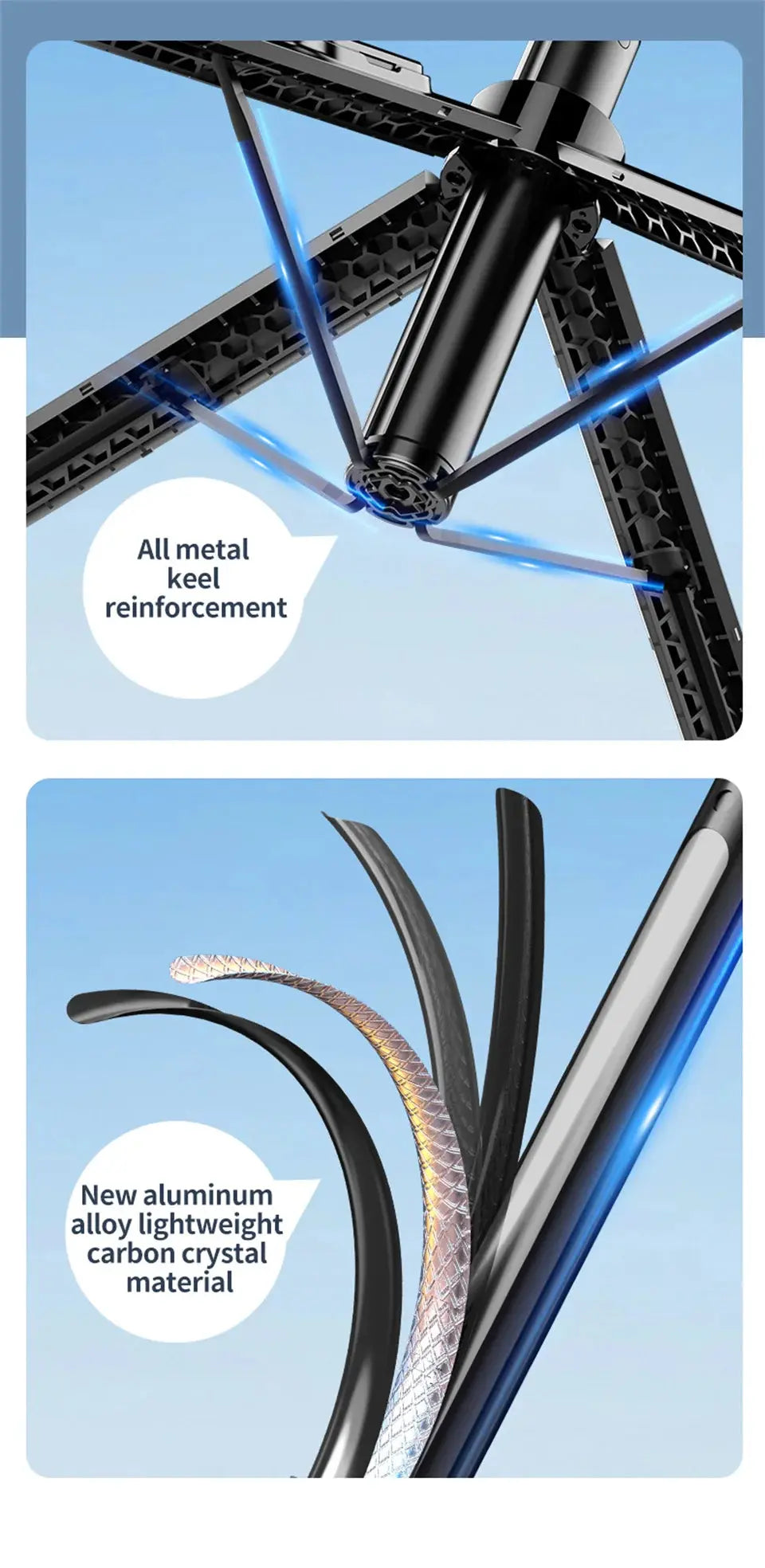 Selfie Stick Tripod 130cm with Bluetooth Shutter - Nisiowelt