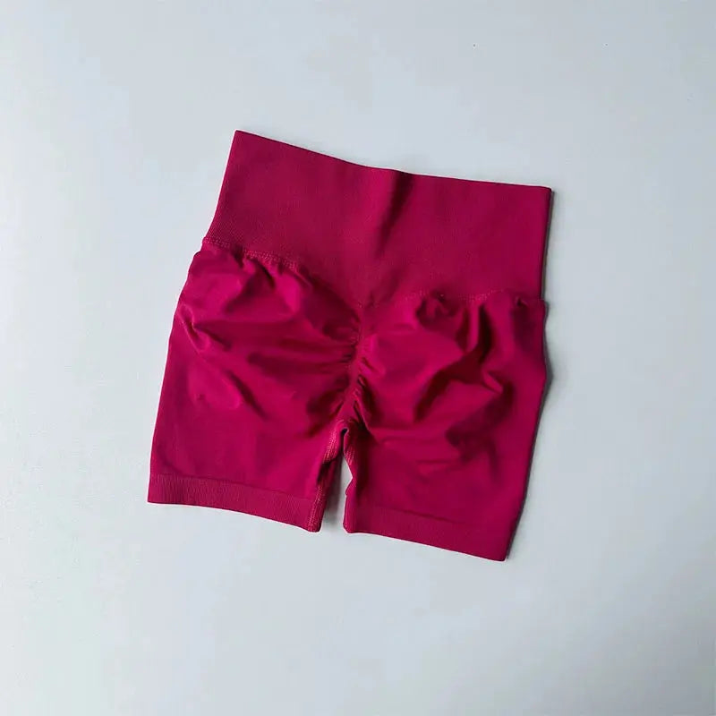 High-Waist Hip Lifting Sports Shorts - Nisiowelt