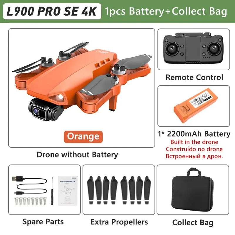 LYZRC L900 PRO GPS Drone 4K Professional HD Dual Camera 5G WIFI Brushless Motor FPV Quadcopter Foldable Aerial Photography Drone Nisiowelt