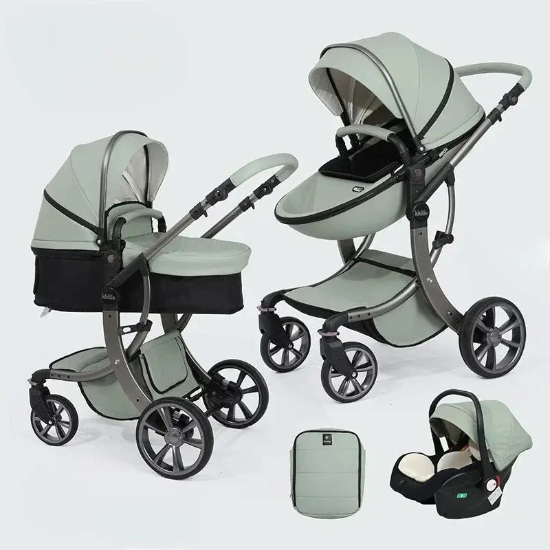 Baby Stroller 3-in-1 with Car Seat Nisiowelt