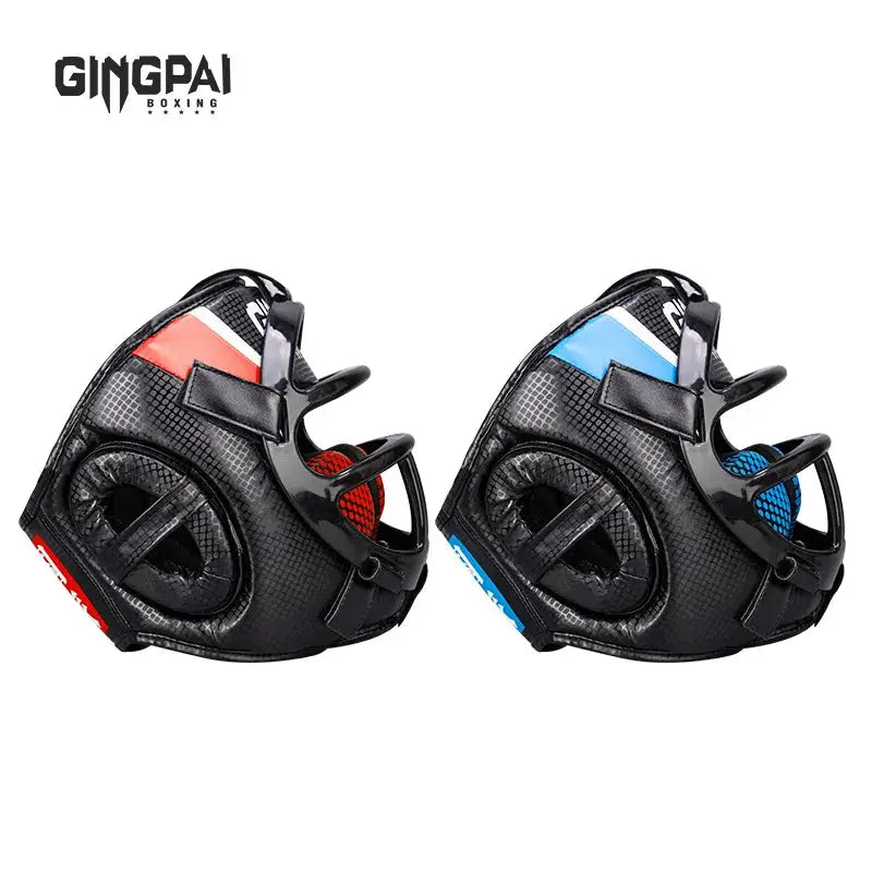 Muay Thai Martial Taekwondo W/mask Kids/adults Headgear Muay Sparring Equipment Protector New Training Head Arts Boxing Helmet Nisiowelt