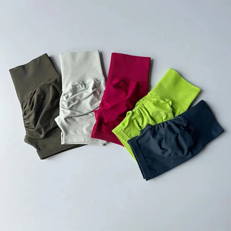 High-Waist Hip Lifting Sports Shorts - Nisiowelt