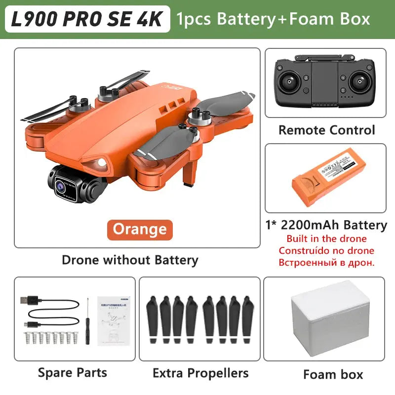 LYZRC L900 PRO GPS Drone 4K Professional HD Dual Camera 5G WIFI Brushless Motor FPV Quadcopter Foldable Aerial Photography Drone Nisiowelt