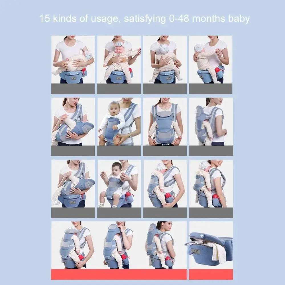 Newborn Ergonomic Baby Carrier Backpack Infant Baby Hipseat Carrier Front Facing Ergonomic Kangaroo Baby Wrap Sling Travel Nisiowelt
