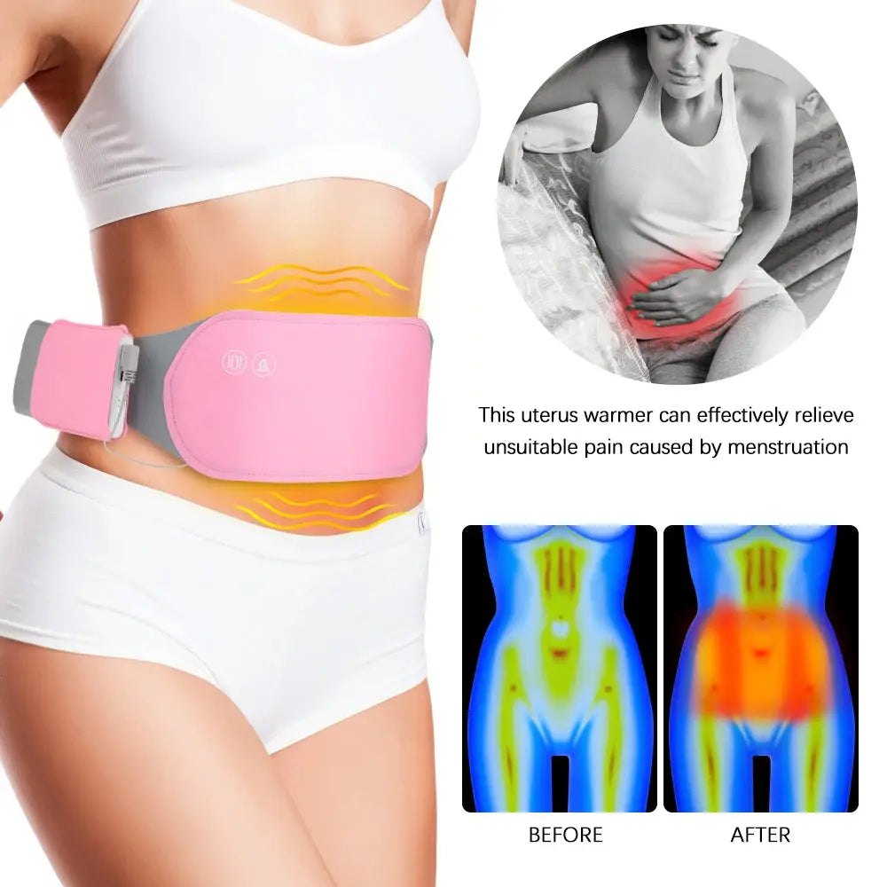 Electric Menstrual Cramp Massager Heating Belt - Nisiowelt