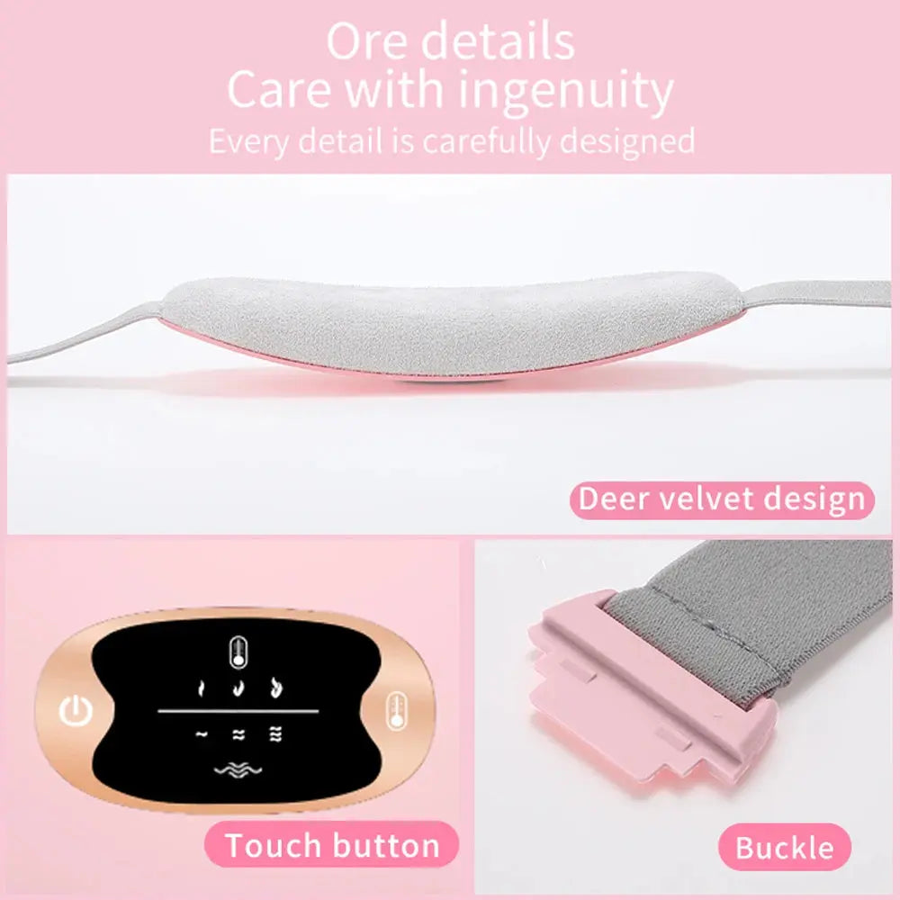 Electric Menstrual Cramp Massager Heating Belt - Nisiowelt