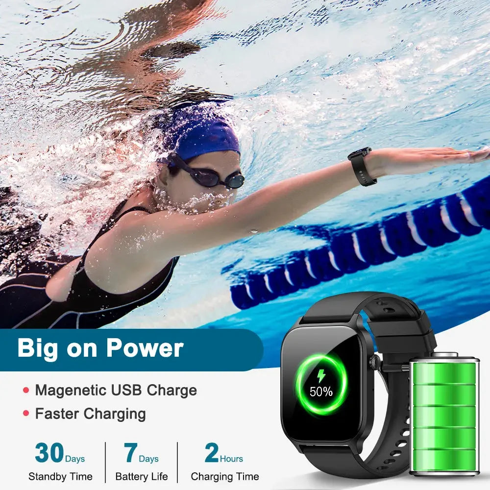 Wrist WatcIUTECH Y7 Smartwatch 2025 1.85" Bluetoothh - Nisiowelt