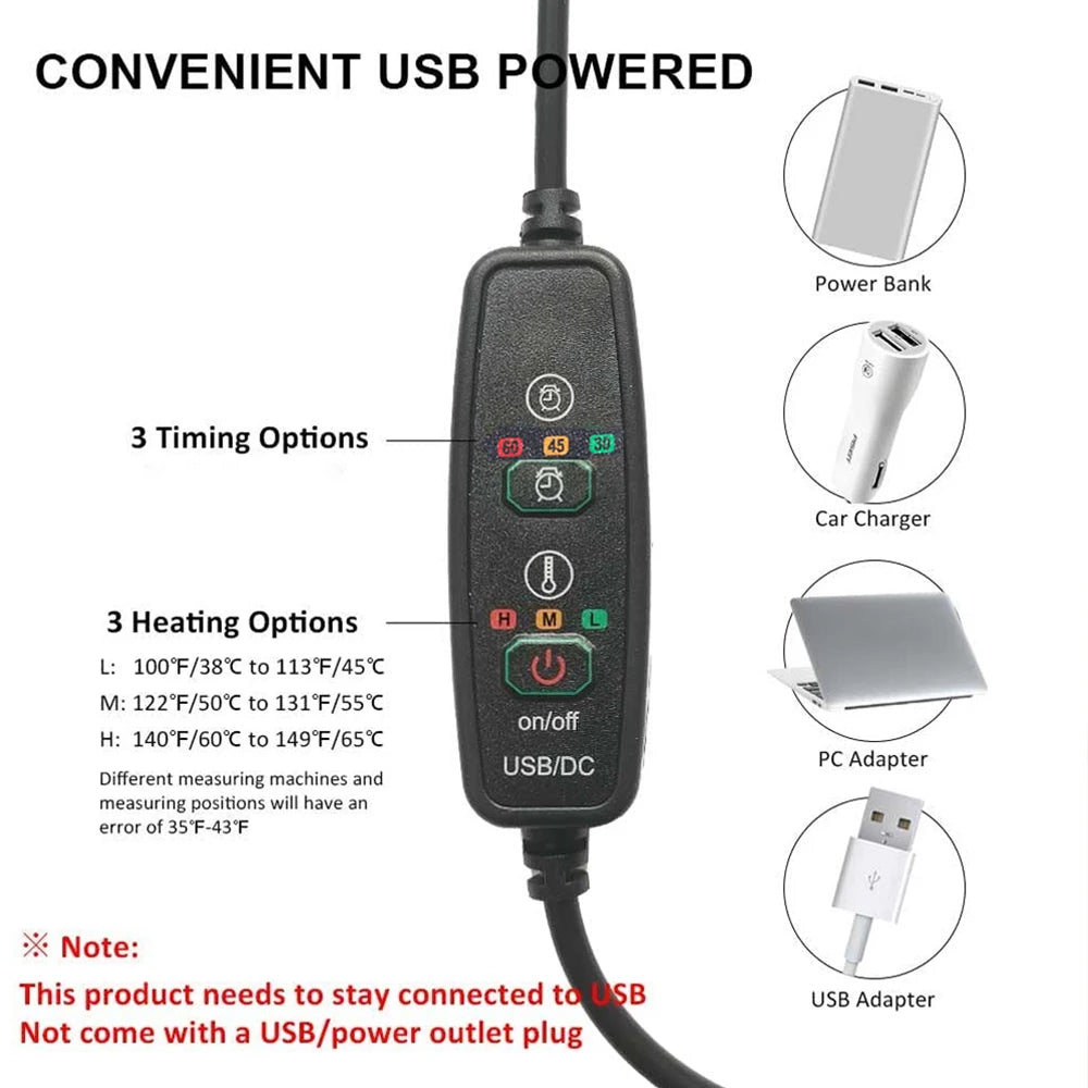 Adjustable Electric Neck Strap - Portable Pain Relief Nisiowelt