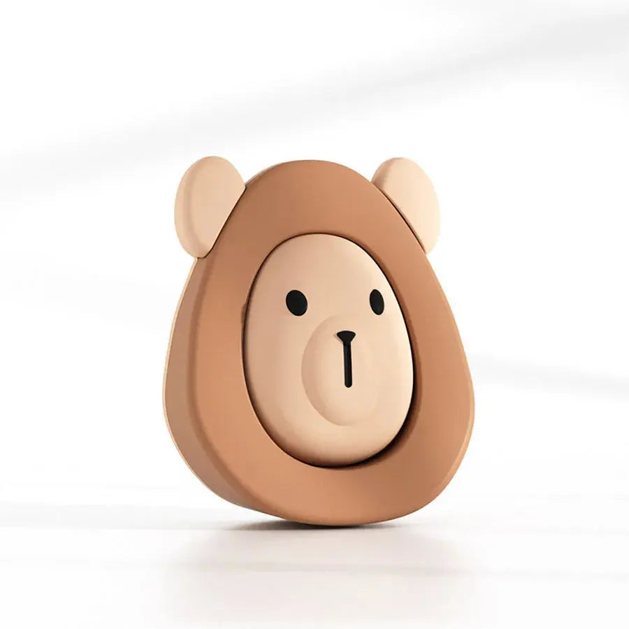 2 in 1 Door Stop Little Bear Cartoon Soft Silicone Thicken Door Bottom Multi-function Child Safety Anti Pinch Hand Door Stopper Nisiowelt