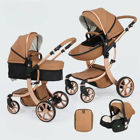 Baby Stroller 3-in-1 with Car Seat Nisiowelt