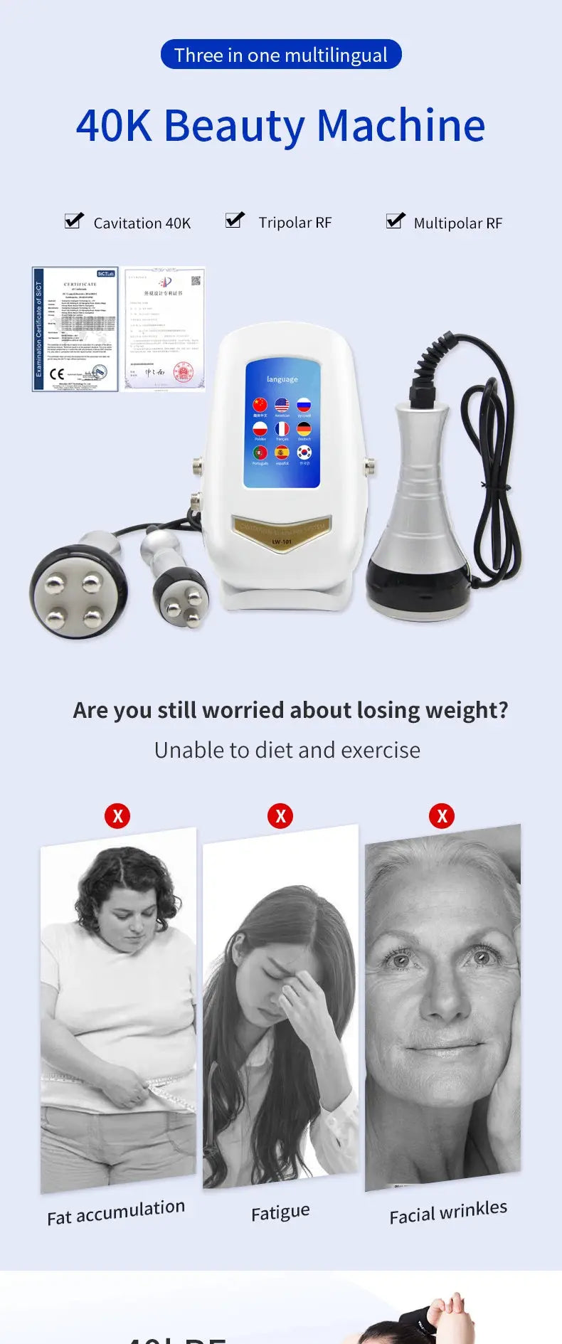 40K Cavitation Slimming Machine - Nisiowelt