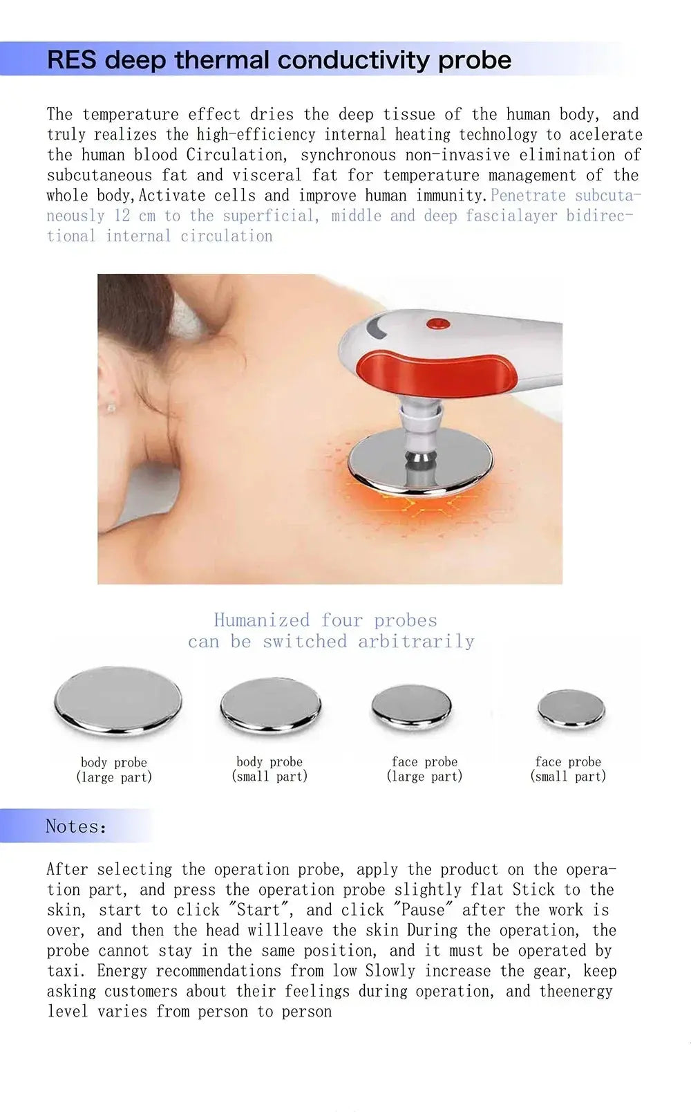 RF Tecar Therapy 448k Slimming & Pain Relief - Nisiowelt