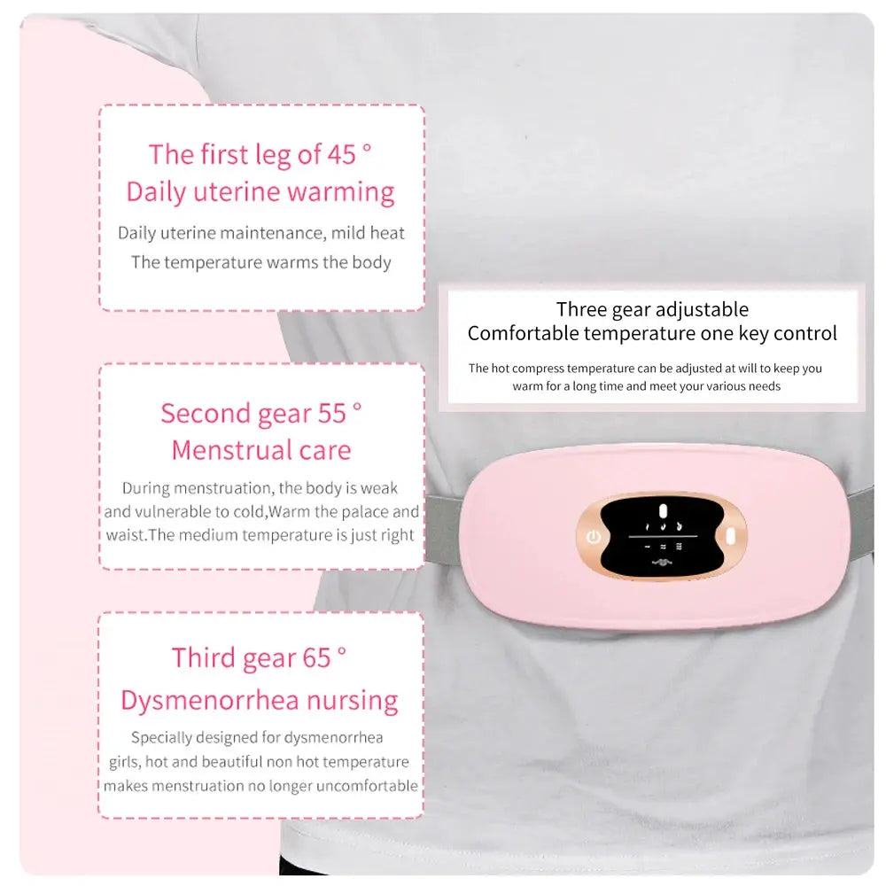 Electric Menstrual Cramp Massager Heating Belt - Nisiowelt