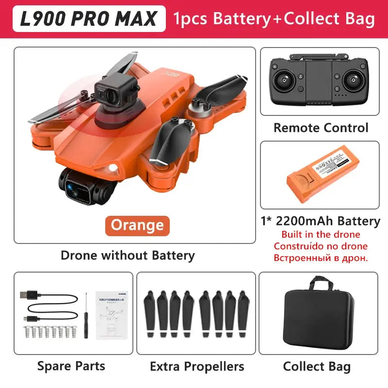 LYZRC L900 PRO GPS Drone 4K Professional HD Dual Camera 5G WIFI Brushless Motor FPV Quadcopter Foldable Aerial Photography Drone Nisiowelt