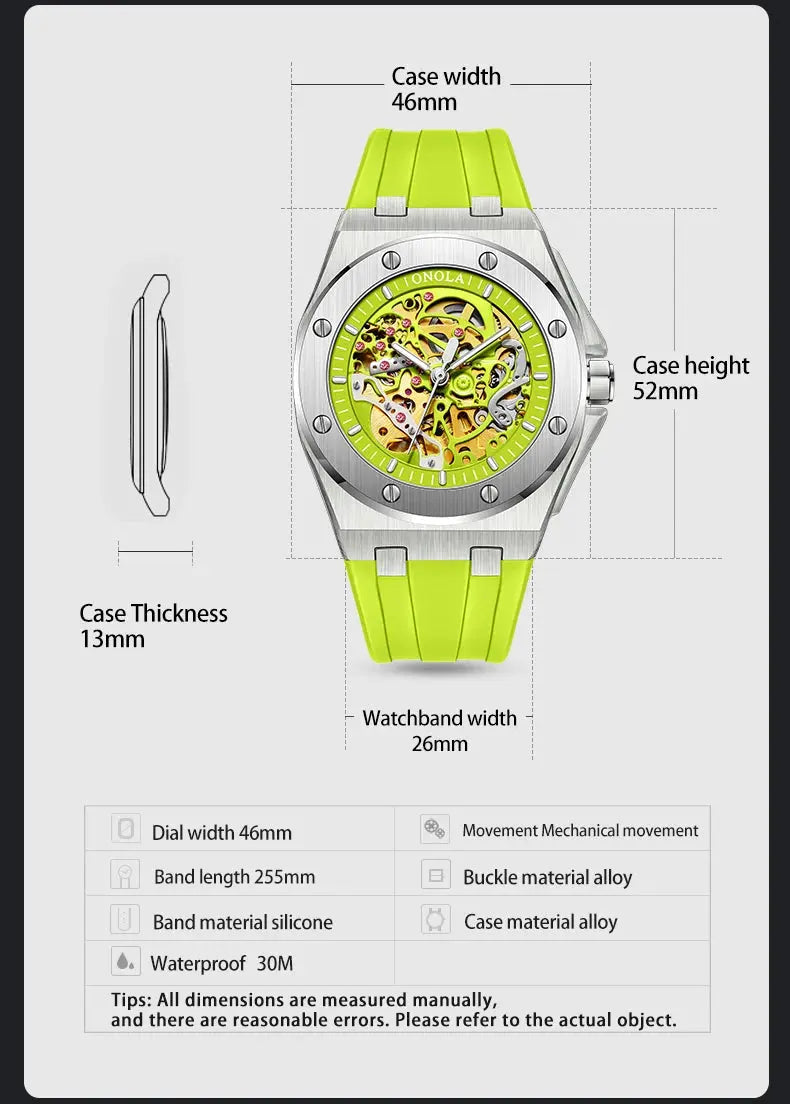 ONOLA Luxury Sports Automatic Watch - Nisiowelt