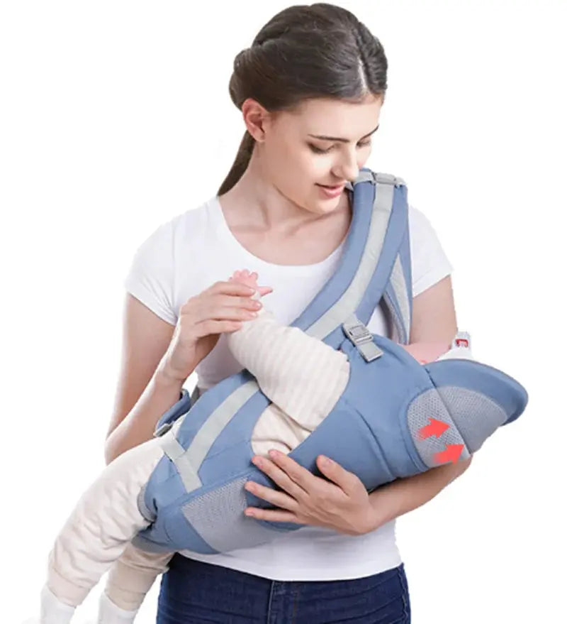 Newborn Ergonomic Baby Carrier Backpack Infant Baby Hipseat Carrier Front Facing Ergonomic Kangaroo Baby Wrap Sling Travel Nisiowelt
