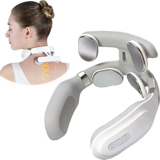 Neck Massage Machine – Heat & Vibration Therapy - Nisiowelt
