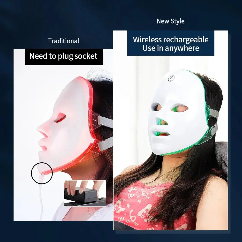 LED Face & Neck Beauty Massager - Nisiowelt