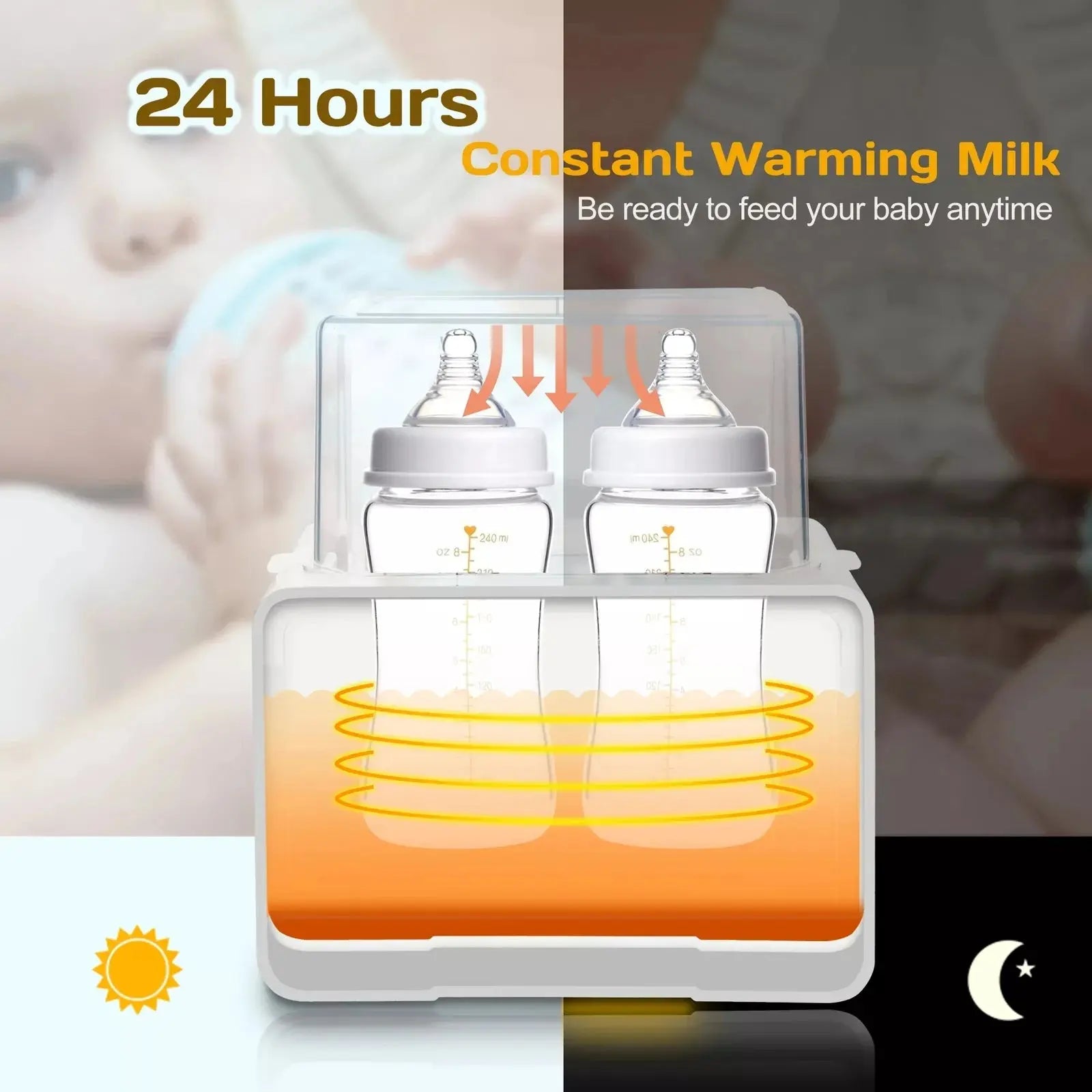 Sejoy Bottle Warmer – 6 in 1 | Fast, Smart & Multi-Functional Nisiowelt