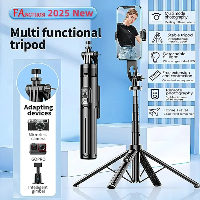 Selfie Stick Tripod 130cm with Bluetooth Shutter - Nisiowelt